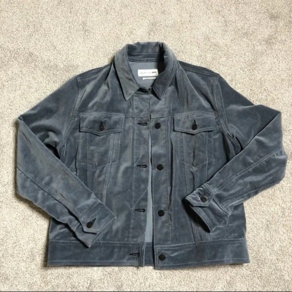 Rag & Bone Oversized Velvet Jacket View 2